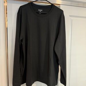 Rhone Men's Charcoal Long Sleeve Tee